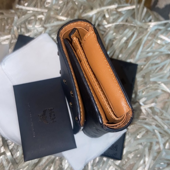 MCM Claudia Trifold Studded Wallet; Excellent condition. Box, authen. card & bag - Picture 8 of 10